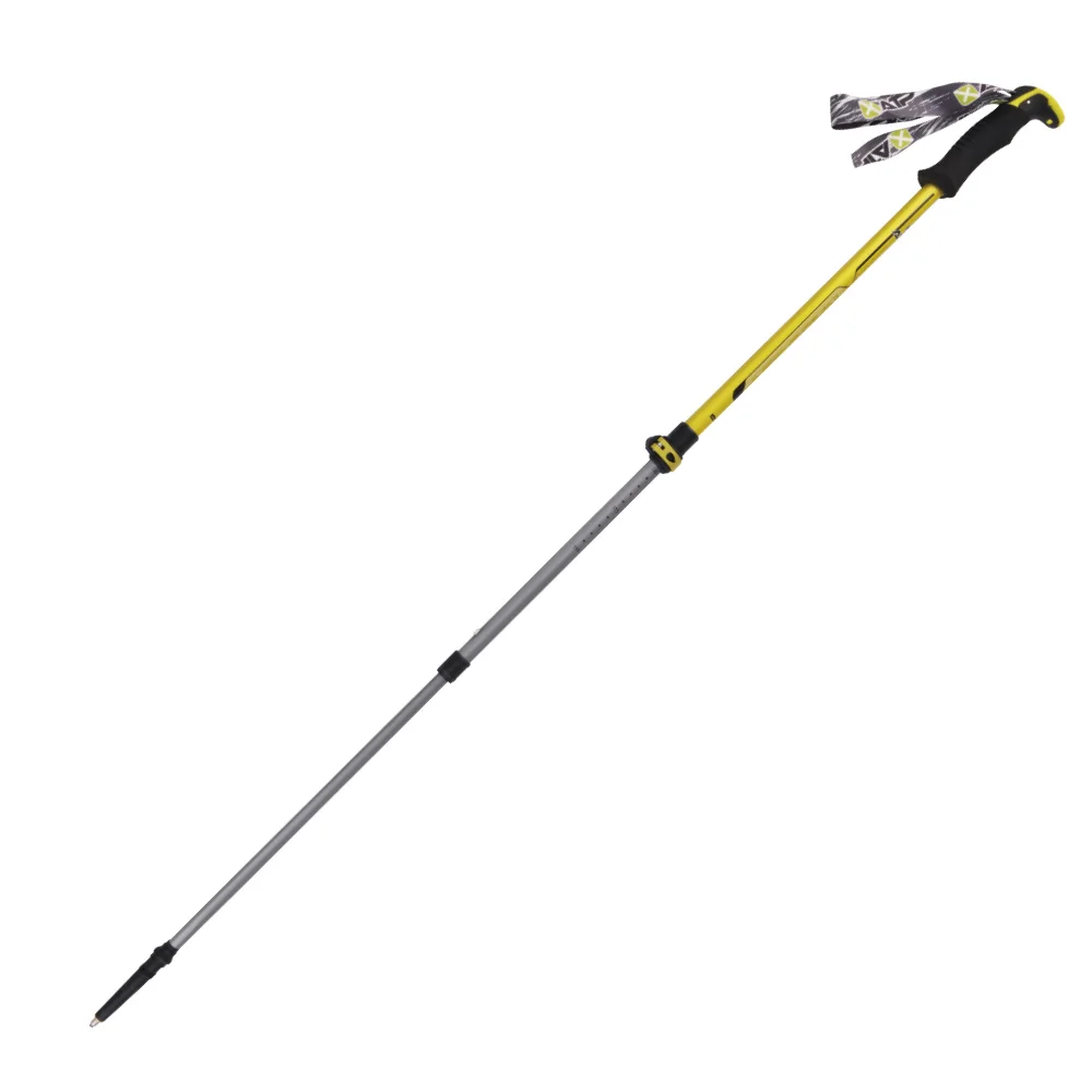 Customized logo XATP EVA 7075 3sections walking climbing telescoping pole