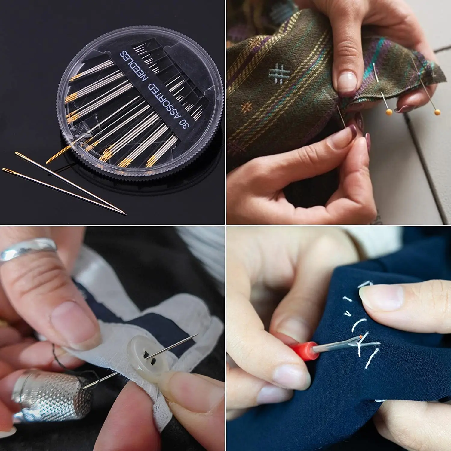 Mini 69pcs  Purple Flamingo Sewing Kit for Beginner,Home Travel and Emergency Sewing Supplies, Contains 14Pieces 75m Spools