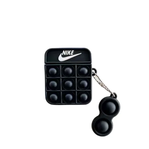2021 New Arrivals Pop It Fidget Nike Case For Airpods Pro Silicon Case For Airpods 1/2