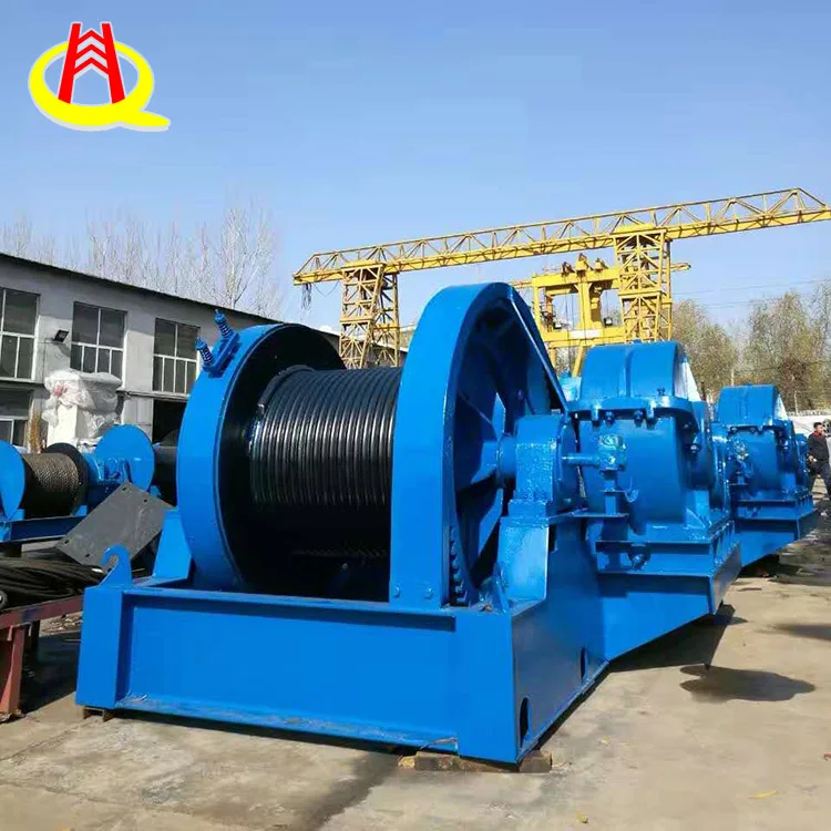 200m Wire Rope 15 Ton 30 Ton Heavy Duty Marine Pulling Slipway Electric Boat Winch For Sale