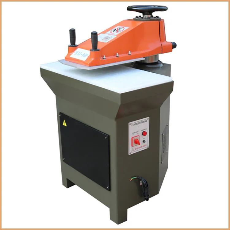 Hot sale swing arm fabric press clicker cutting machine