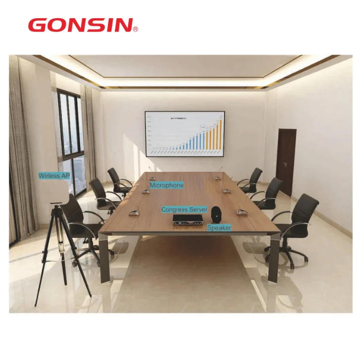 Конференц-звуковая система, уполномоченный гусиный микрофон, звуковая система для конференц-зала, беспроводной микрофон для конференц-системы