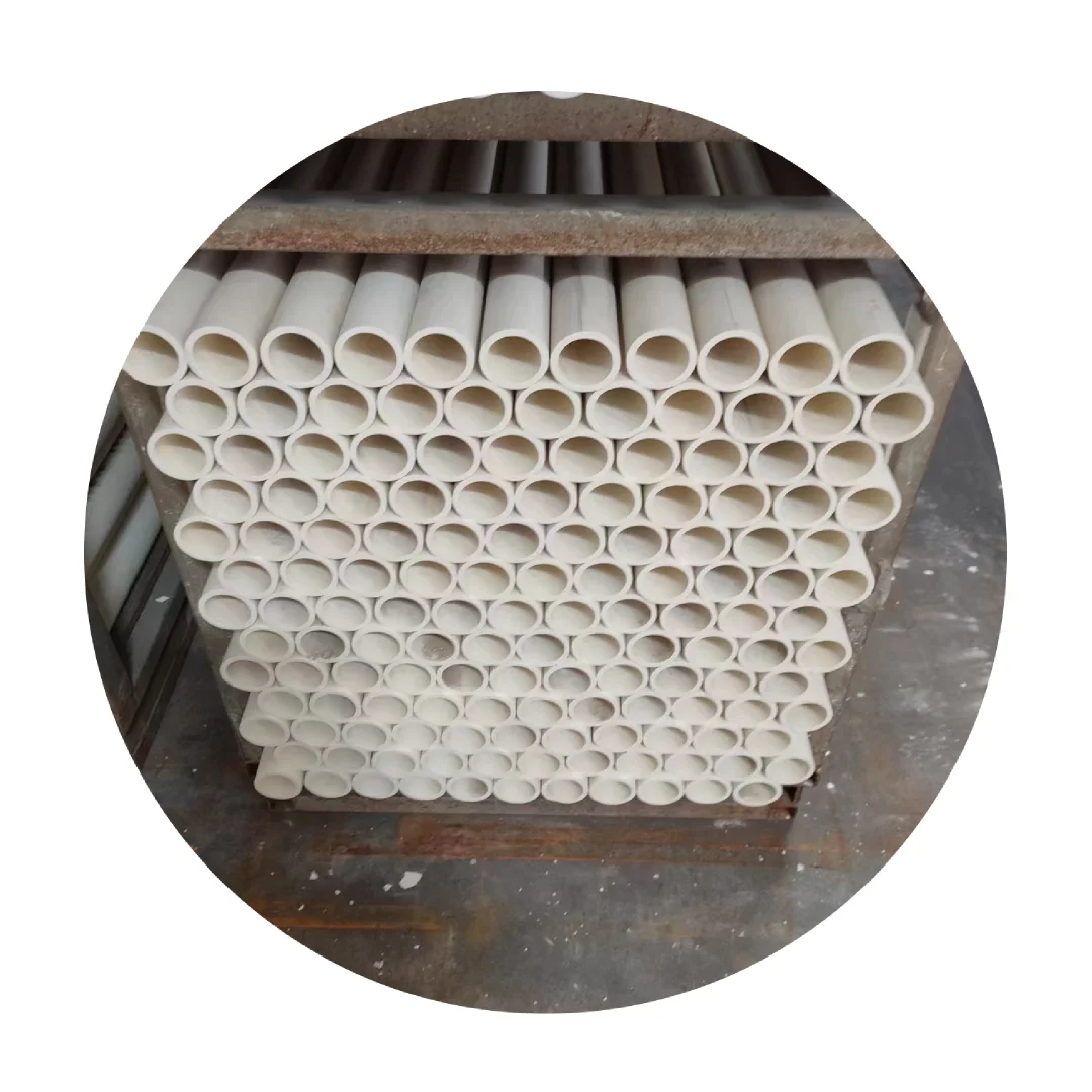 customize 100cm 200cm 300cm alumina ceramic roller for Glass Tempering Furnace