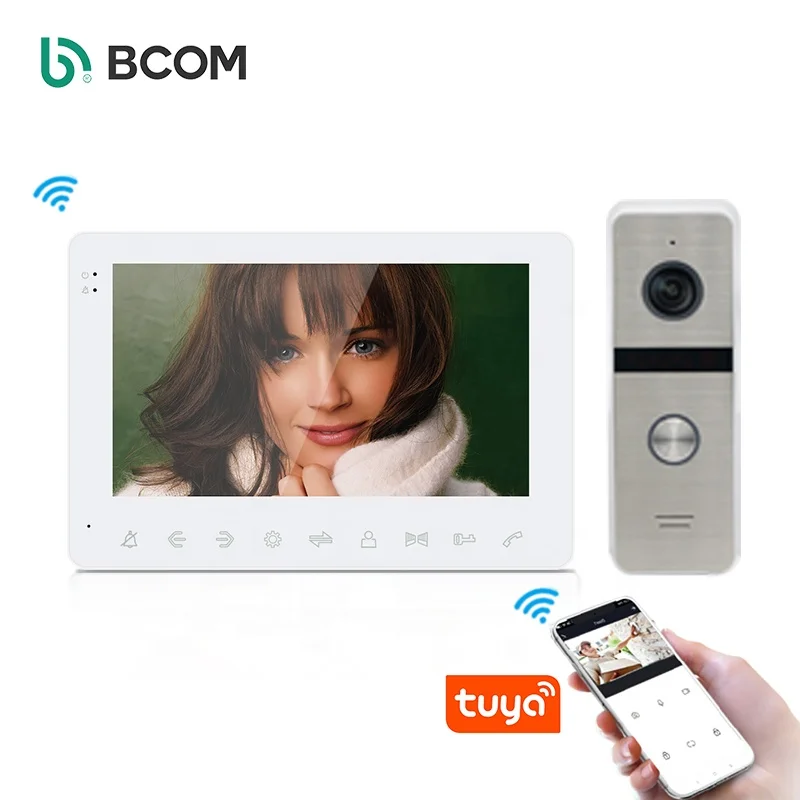 Bcom intercom supplier videocitofono 800TVL/720P/960P tuya waterproof video interphone CCTV camera