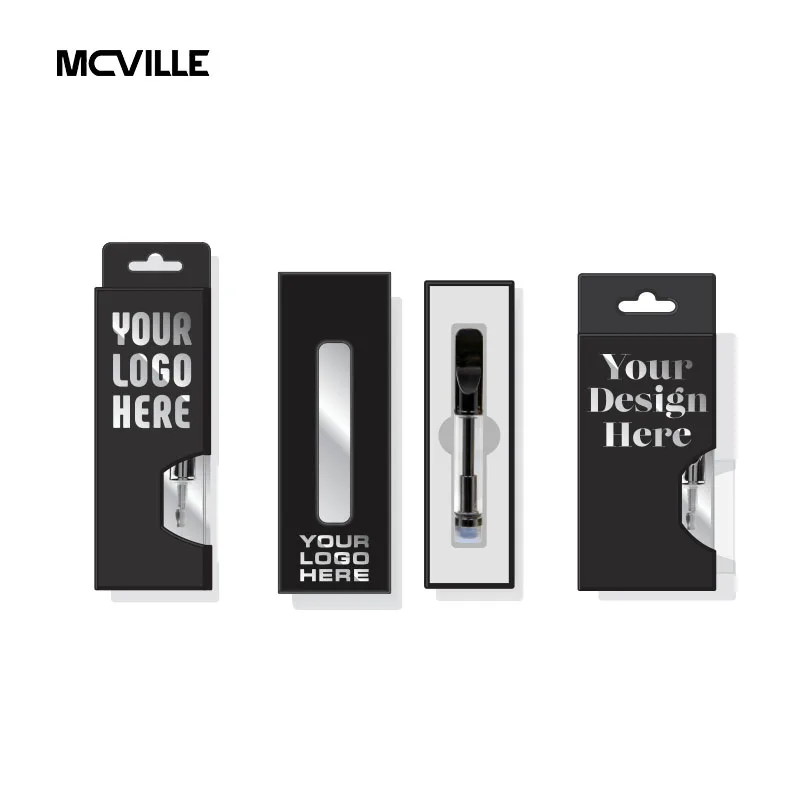 
China Supplier the Best Custom Logo Blister 1ml Vape Pen Empty Disposable Packaging Vape 