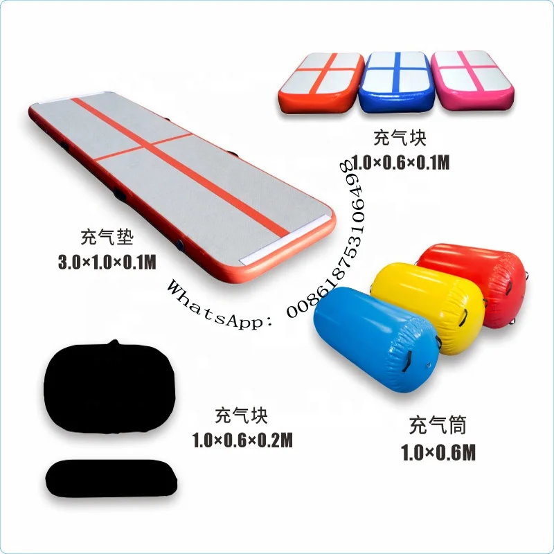 6mX2mX20cm Air Floor air-filled tumbling track air track used for cheer gymnastics clubs dance studios mobile programs home