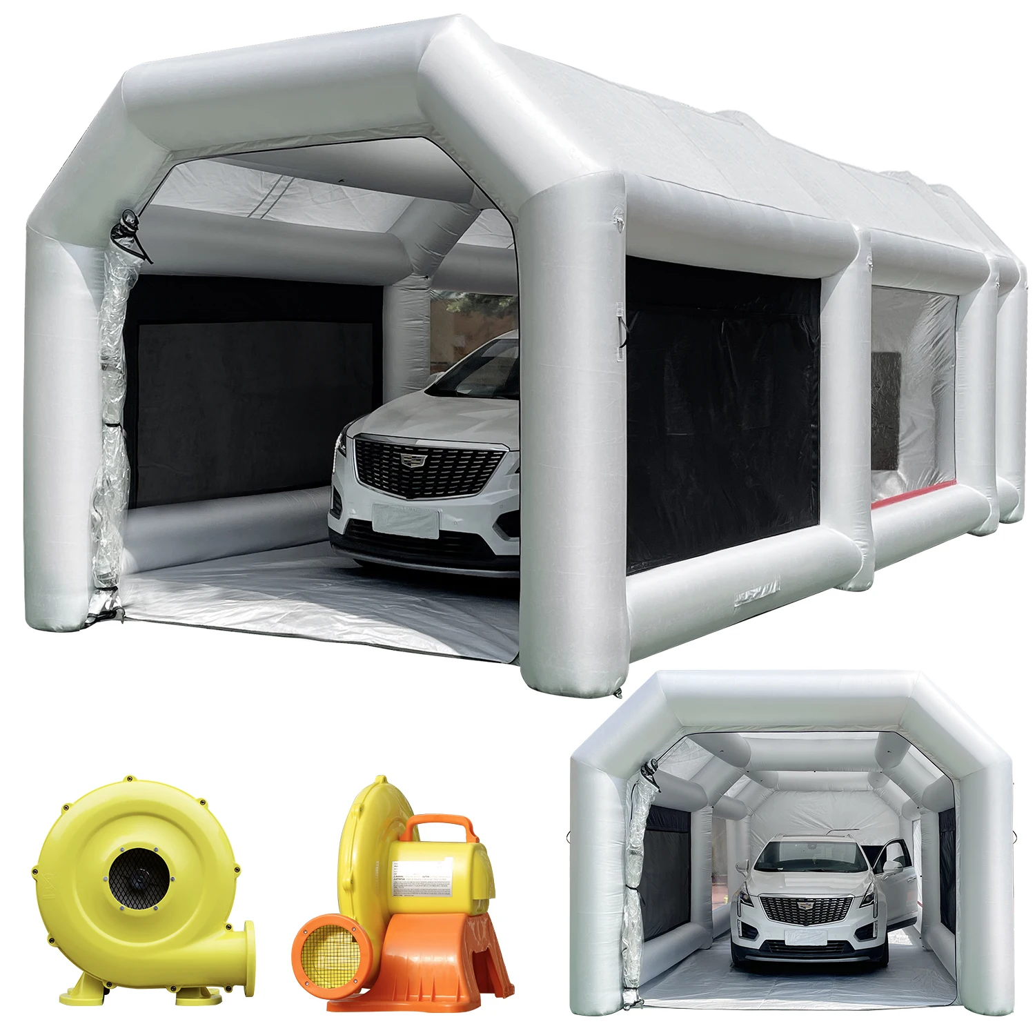 Warsun High Quality Spray Booth Activated Carbon Filter Layer Inflatable Spray Paint Booth