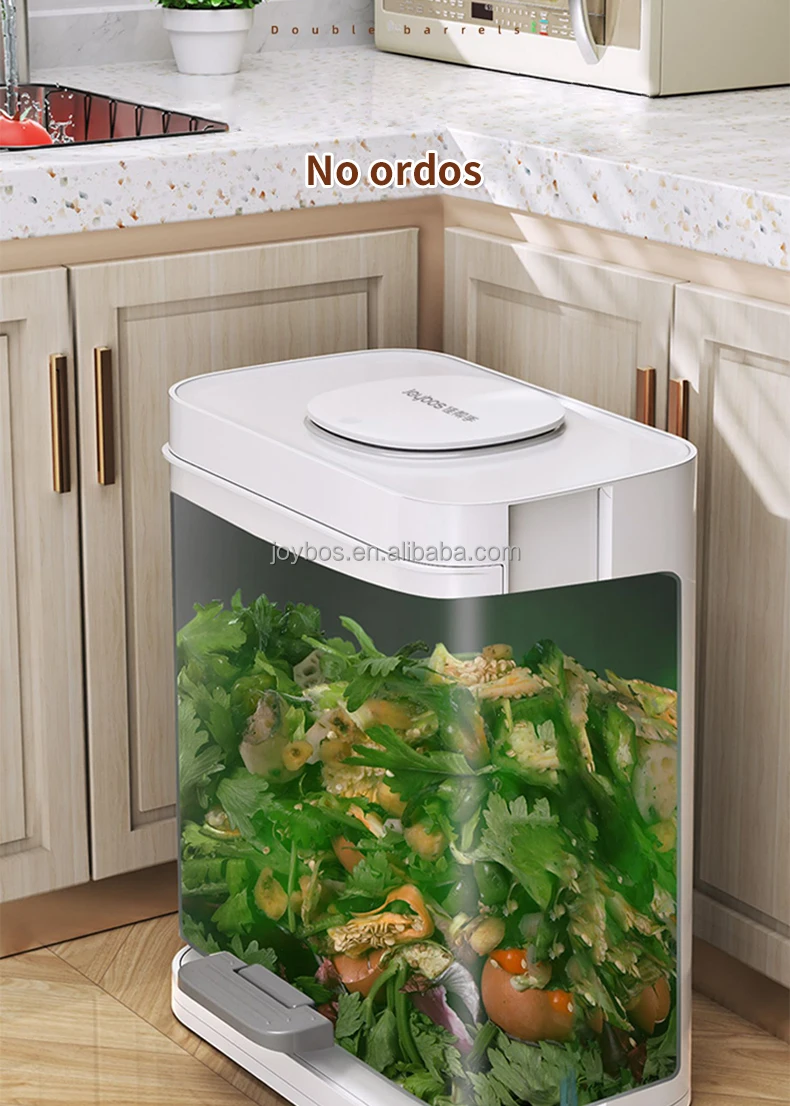 waste bin round stainless steel pedal trash can Plastic Kitchen Can With Press Type Lid Large Capacity Pedal Waste Bin