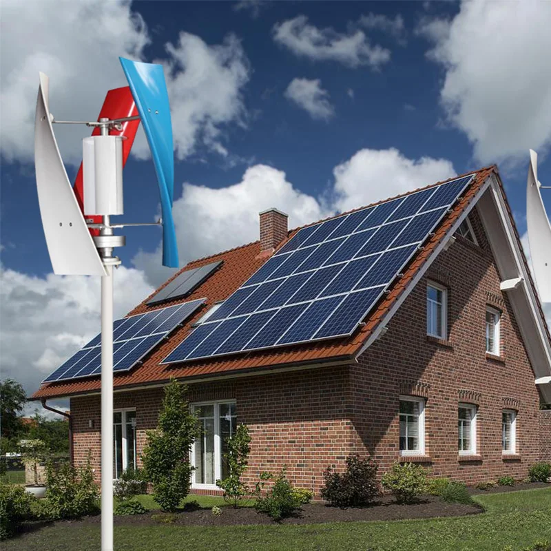 Home wind power products 5kw solar power system complete hybrid set price