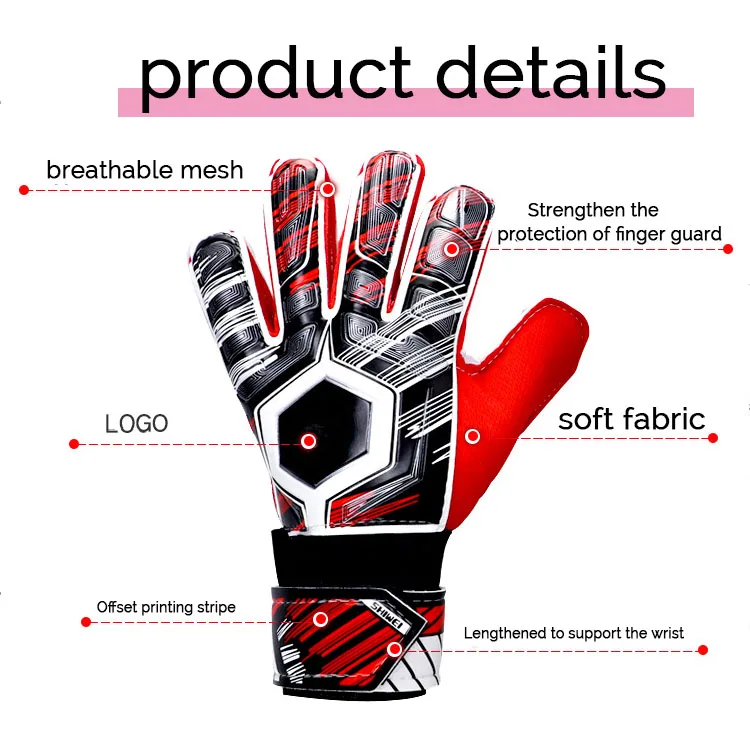 Hot Sale Adult And Youth Predator Training Soccer Goalkeepers Gloves  For Typing