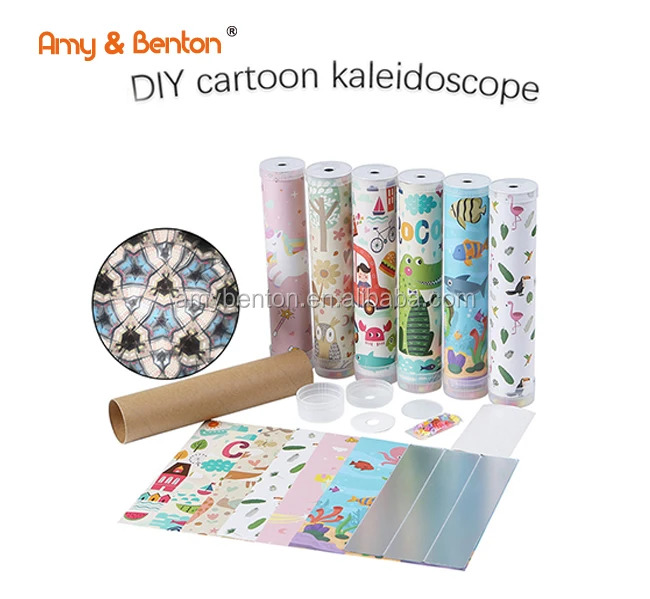 Hot Sale Amazon Good Quality Novelty Educational DIY Kaleidoscope Making Kit Toy