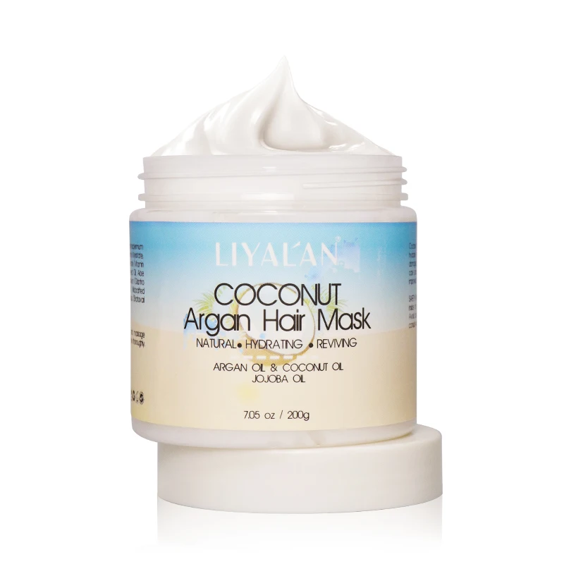 Organic Conditioner Coconut Argan Private Label Hair Spa Moisturizing Smoothing Hair Mask