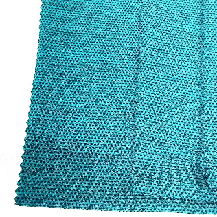 Сетчатая трикотажная ткань из 100 полиэстера, жаккардовая ткань для вязания, быстросохнущая спортивная ткань
