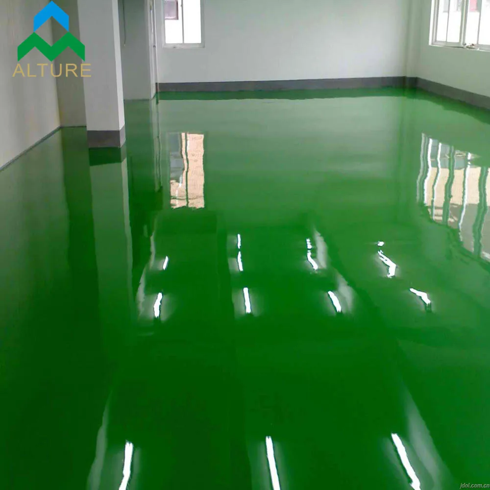 1MM Anti Slip epoxy hardener concrete color  paint for interior  concrete floor coating