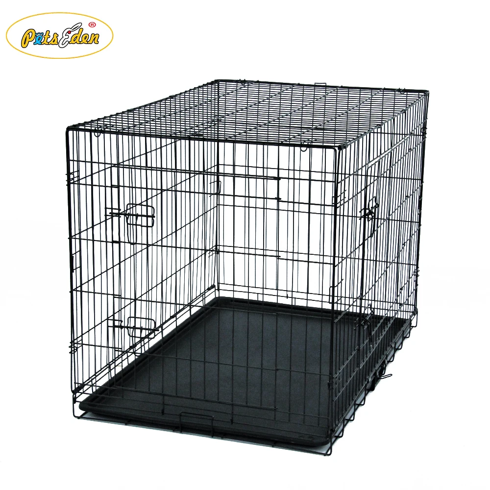 In stock Large Size Folding Mesh Metal Pet Dog Cage For Sale