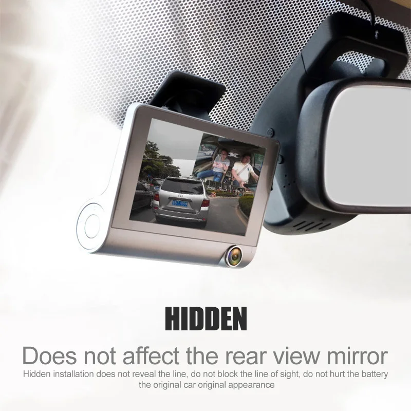 2023 new product 1080P 4 Channel Dashcam Front and Rear Car Camera WiFi GPS Dash Cam for Car