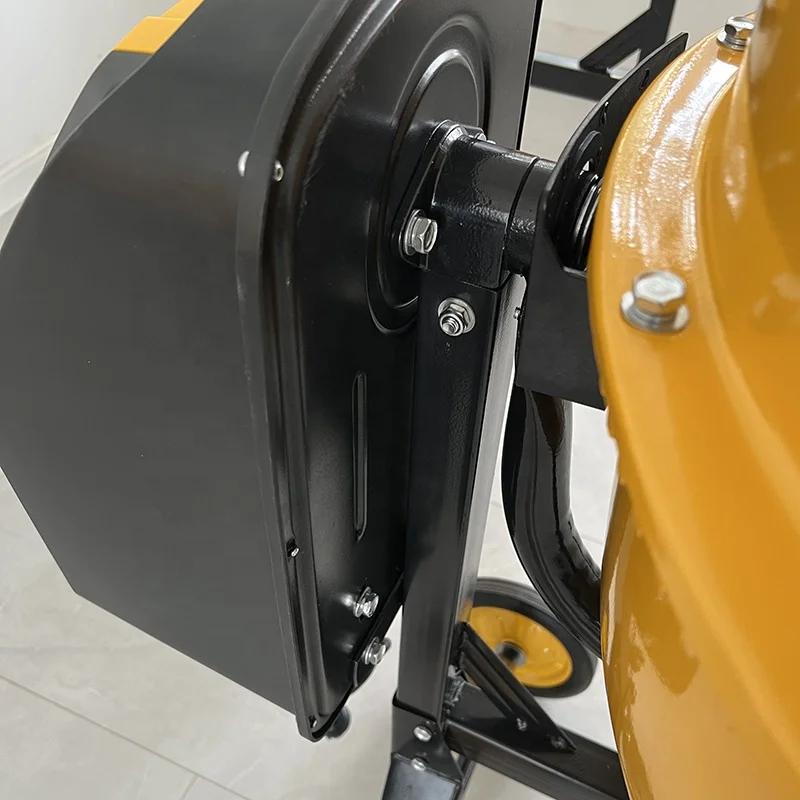 New type 2.8 Cubic Ft Portable 80L Mini Concrete Mixer with welded bottom and new motor housing