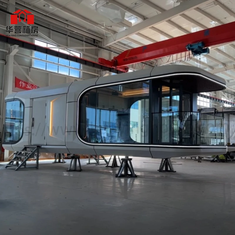 Direct Sale Prefab House Bed Hotel Cabin Modular Hotel Space Capsule Travel Resort Space Capsule Small Mobile Home Mode