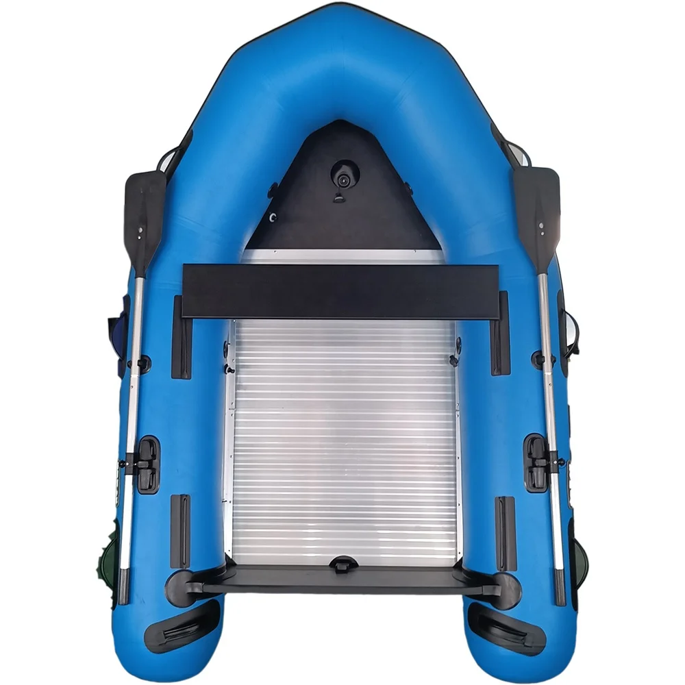 aluminium rubber boat 2 person inflatable fishing boat 0.9mm PVC inflatable Aluminium floor boat for sale