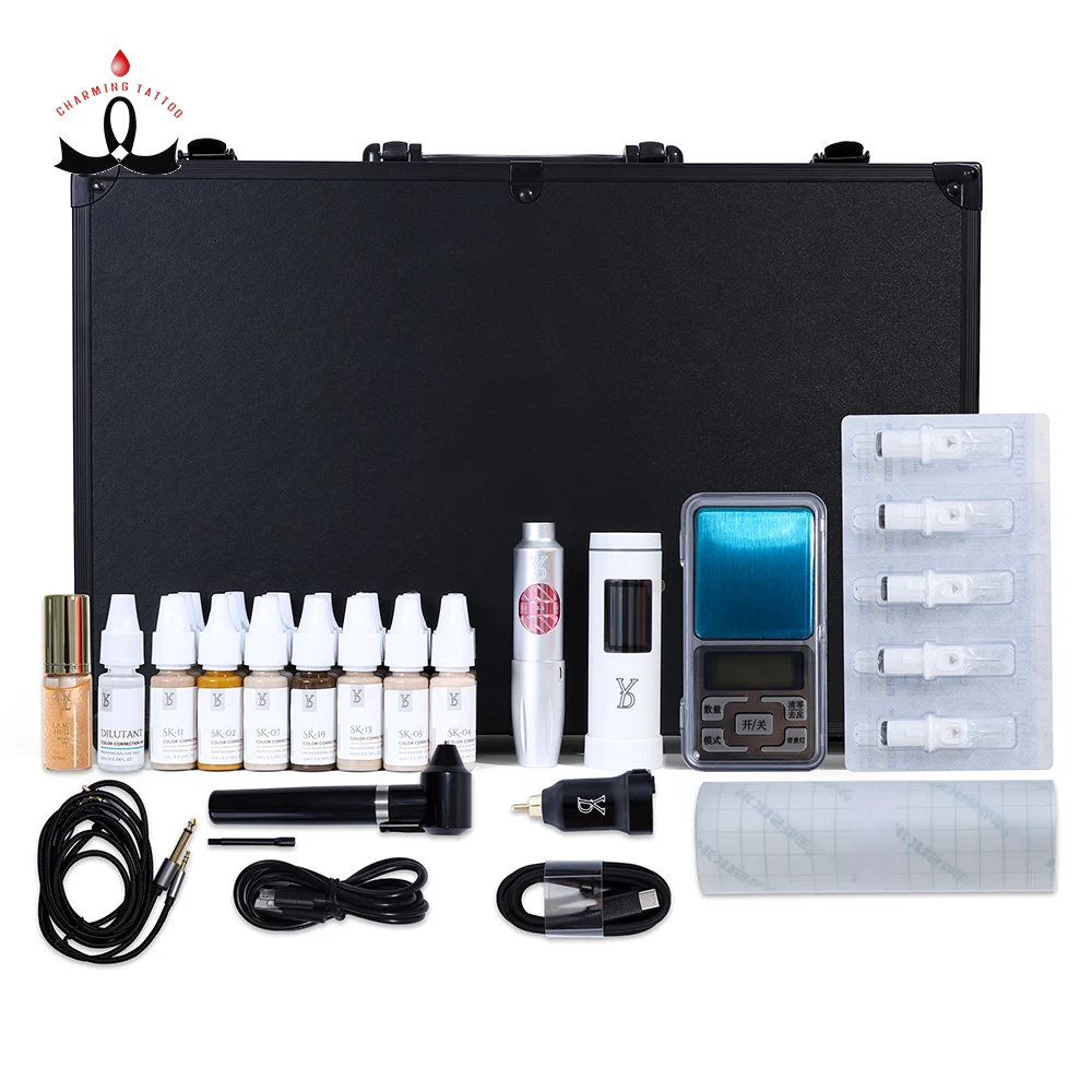 Private Label Permanent Makeup Removal Erasable Stretch Marks Therapy YD Skin Camouflage Color Set for Scar Cover Repair