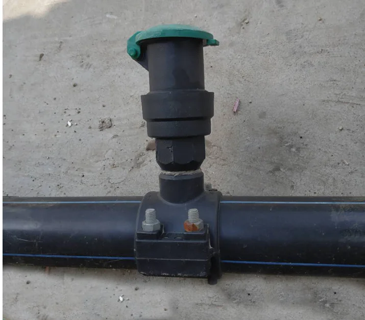 PP Clamp Saddle for PE HDPE PVC PPR Pipe Plastic Saddle25-110mm