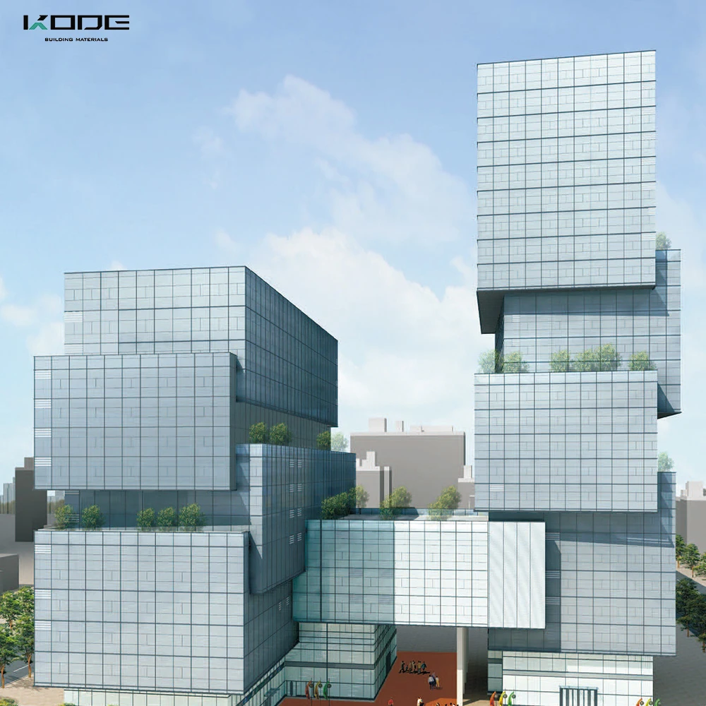 
Manufactory direct fashion aluminum profile stainless steel glass Curtain Wall System 