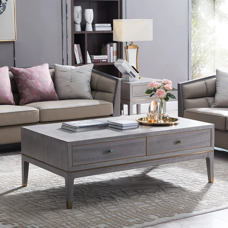 Мебель для гостиной Welliton OEM ODM, Многофункциональный журнальный столик из массива дерева