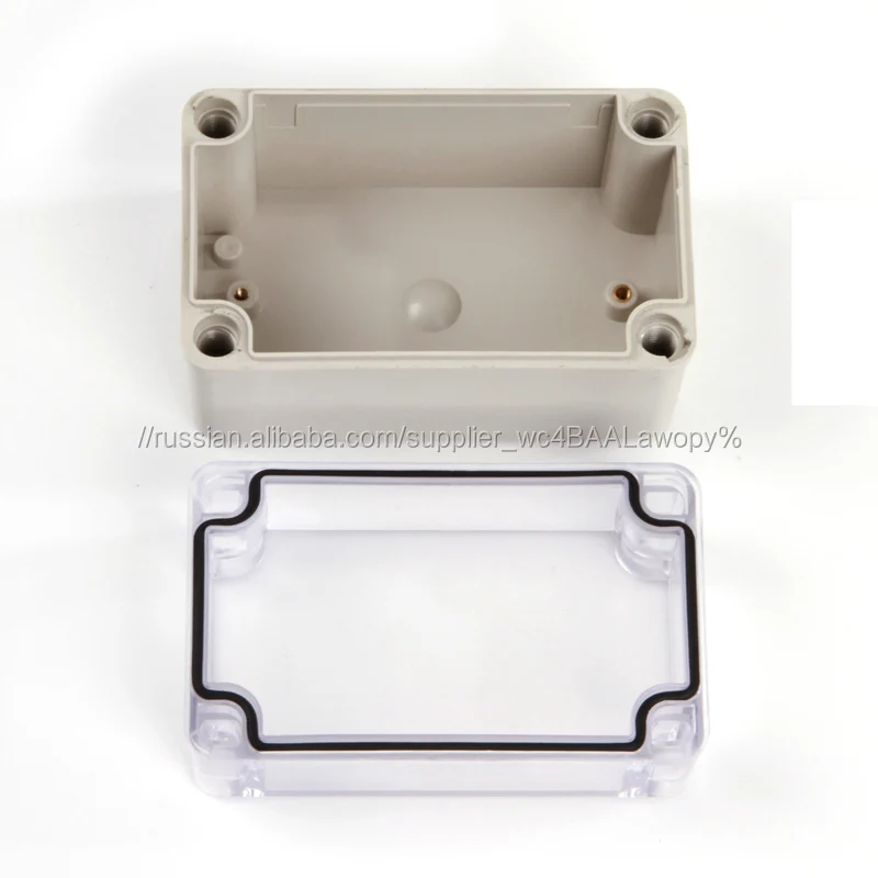 High quality 80*130*85mm plastic waterproof clear cover electronic enclosure