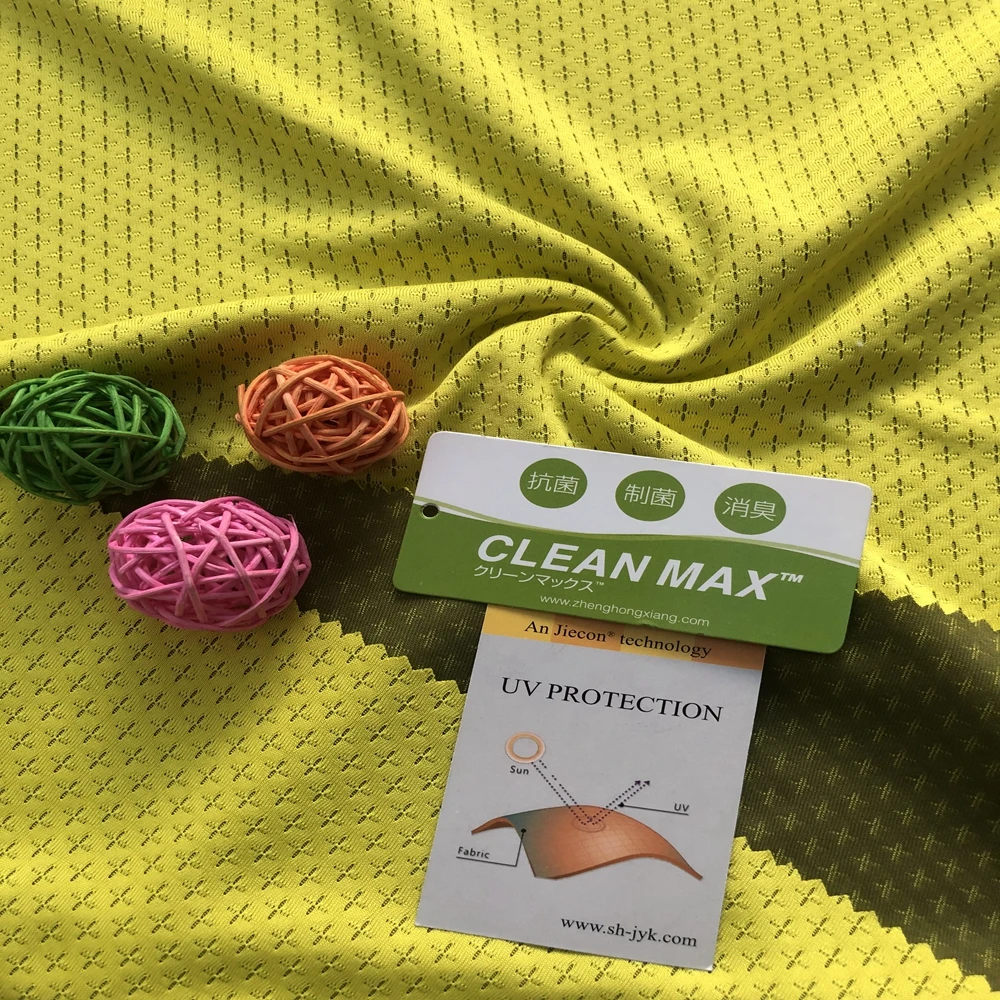 Continuous cold water absorption speed drying sports leisure towel mask sportswear jacquard mesh polyester blended fabric