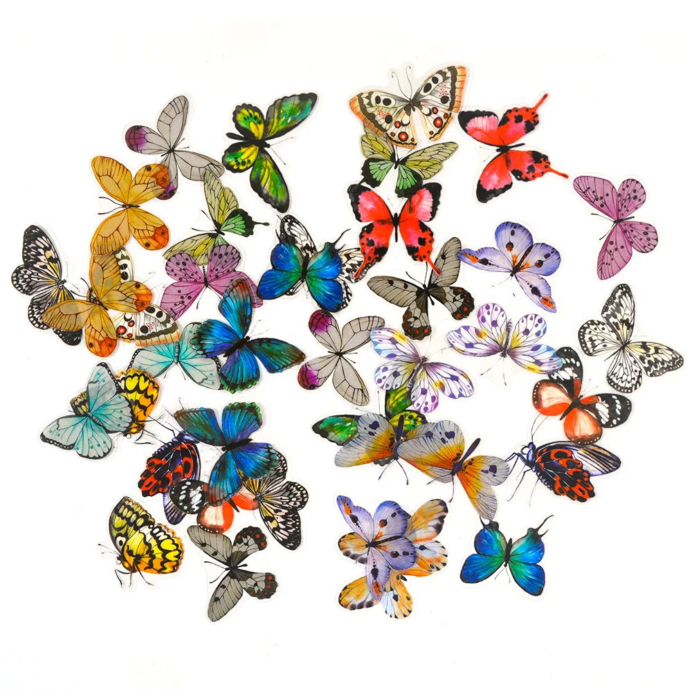 Натуральные прессованные сушеные цветы INTODIY листья образцы растений наклейка-бабочка сделай сам полимерные художественные наполнители для украшения