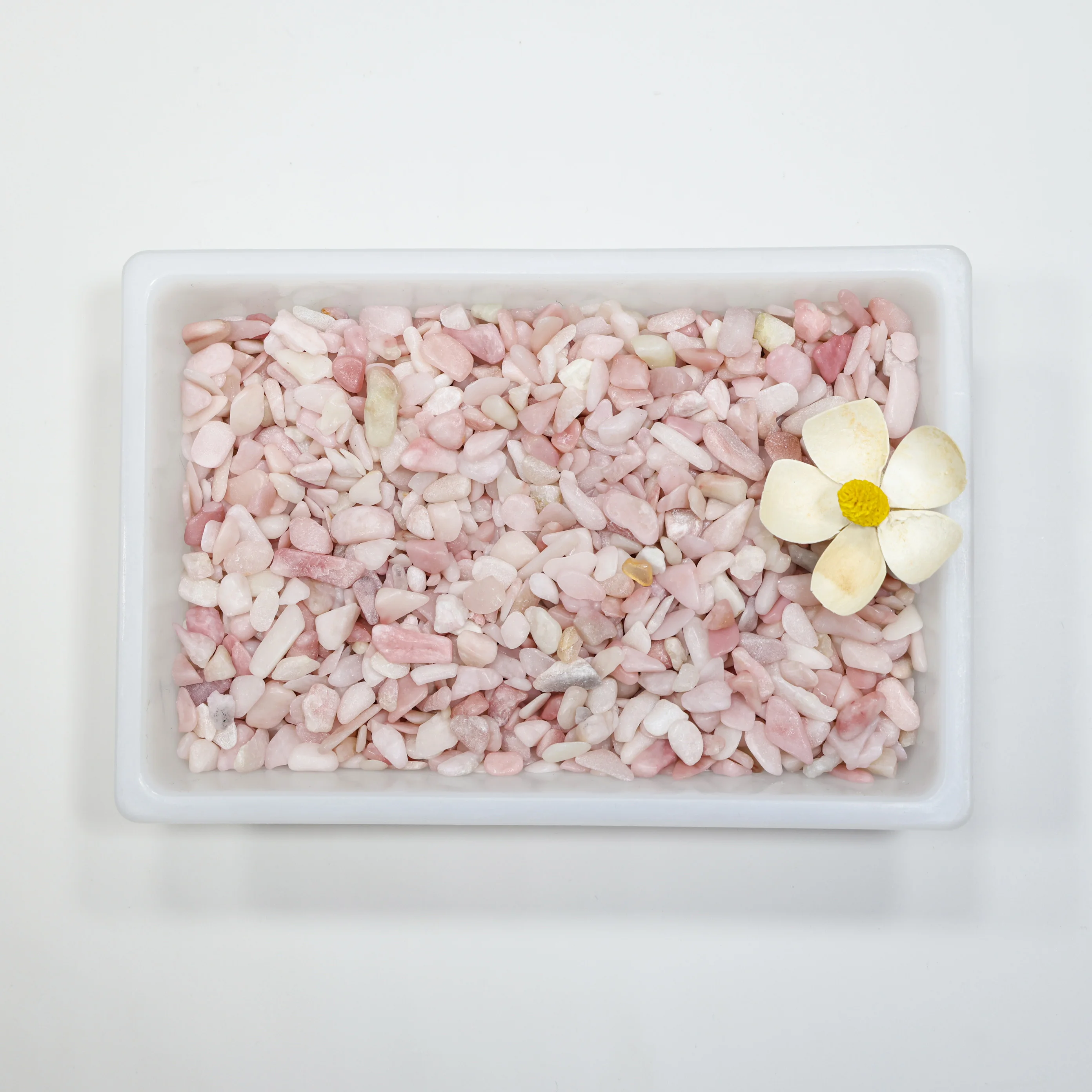 The New Listing Gemstone Stone Gravel Quartz Rock Crystals Bulk Wholesale Tumbled Stones Rose quartz chips With Best Qu