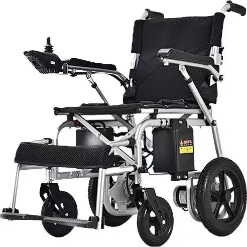 Portable Electric Wheelchair Lightweight Battery Powered Electric Wheelchair