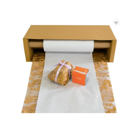 Transport environmentally friendly recyclable roll gift mobile phone mailing packaging kraft paper pad transport packaging honey
