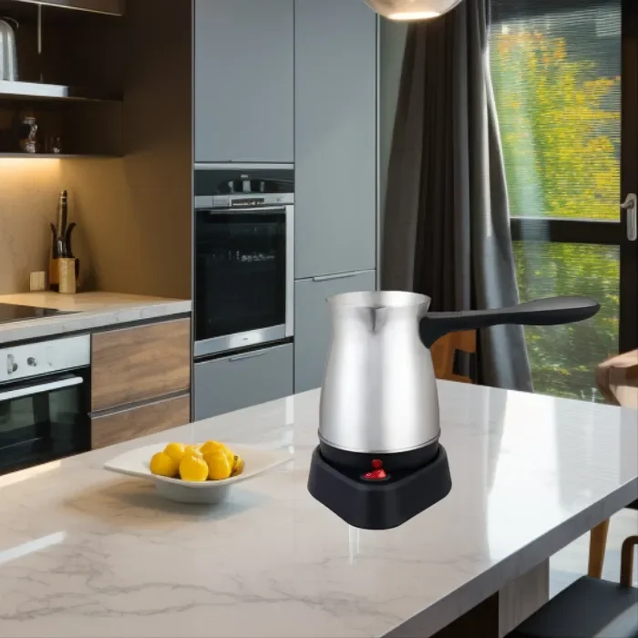 New design 0.5L stainless steel electric coffee machine convenient milk coffee heater electric kettle
