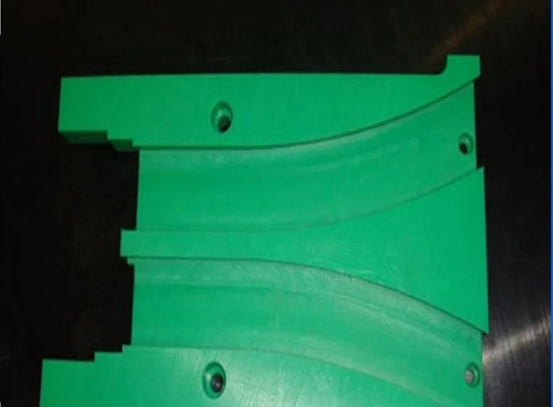 
Custom Large Curved Sliding Guide Rail POM Plastic Track for Chain Roller 
