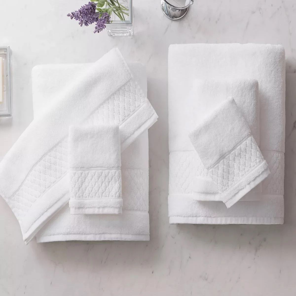 Luxury Hotel Bath Towel 100% Cotton White Gym Towel 70*140 Quick-Dry Absorbent Square Spa Towel Thickened Plus 500g Logo Print