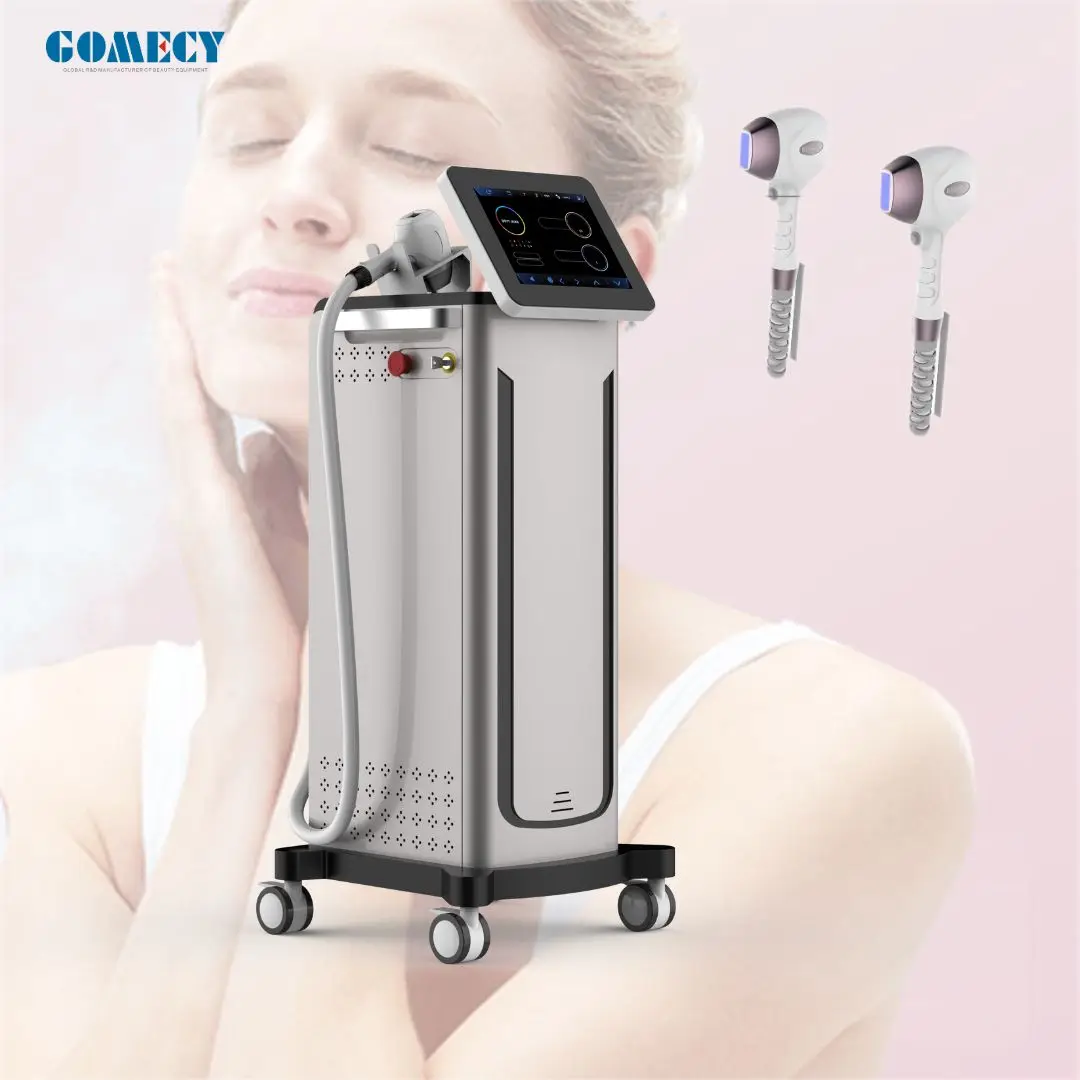 GOMECY 755 808 940 1064NM Diode Laser Hair Removal Machine Stationary Hot Selling Sanhe Beauty for 4 Wavelength 808nm