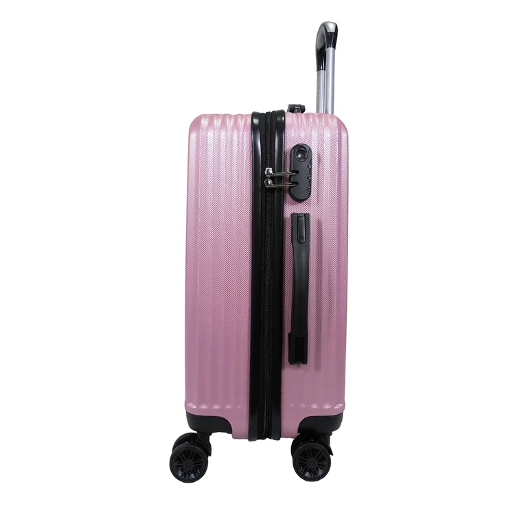 Supplier cheap wholesale custom ABS trolley suitcase sets 3pcs Lightweight travel trolley luggage with TSA lock