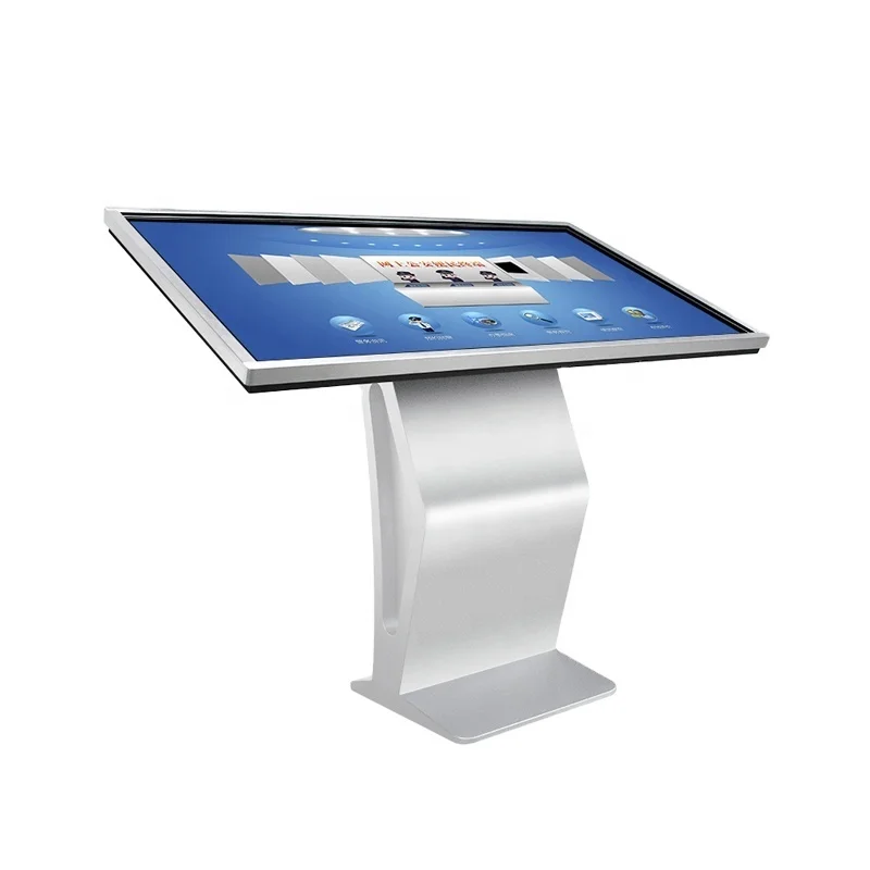 LAIWIIT 55 inch floor standing IR touch screen kiosk for advertising Machine