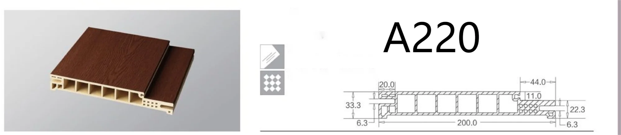 Middle East Hot Sale Waterproof Unfinished mm Thickness WPC Door Material WPC Door Panel