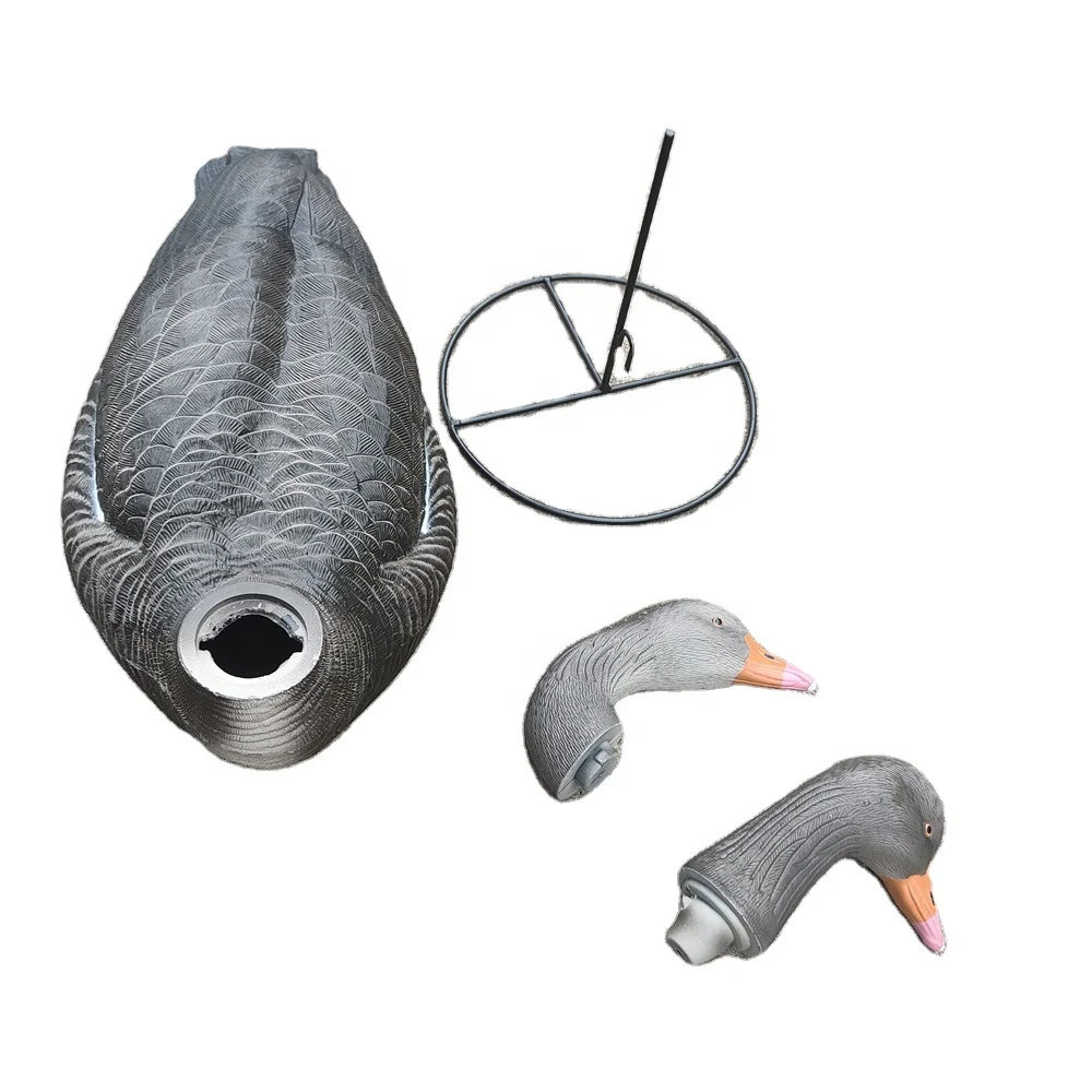Xilei Full Body Goose Hunting Goose Decoys Hard Plastic Pe Greylag Goose Decoys