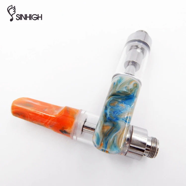 2019 Newest Vaporizer Pen Atomizer Tank E Cigarette Resin Tip Ceramic Coil 510 Thread