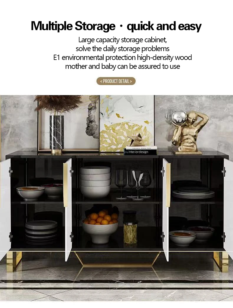 designer sideboard glass top buffet cabinet display cabinets dining room furniture