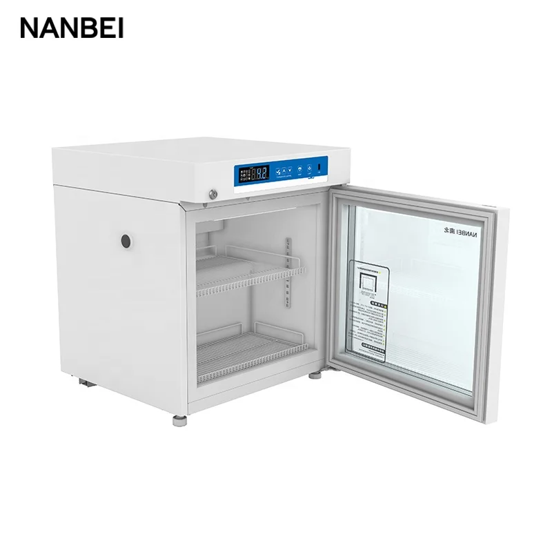 Cryogenic Equipments Glass Door Lab Hospital Pharmaceutical Medical Vaccine Refrigerator