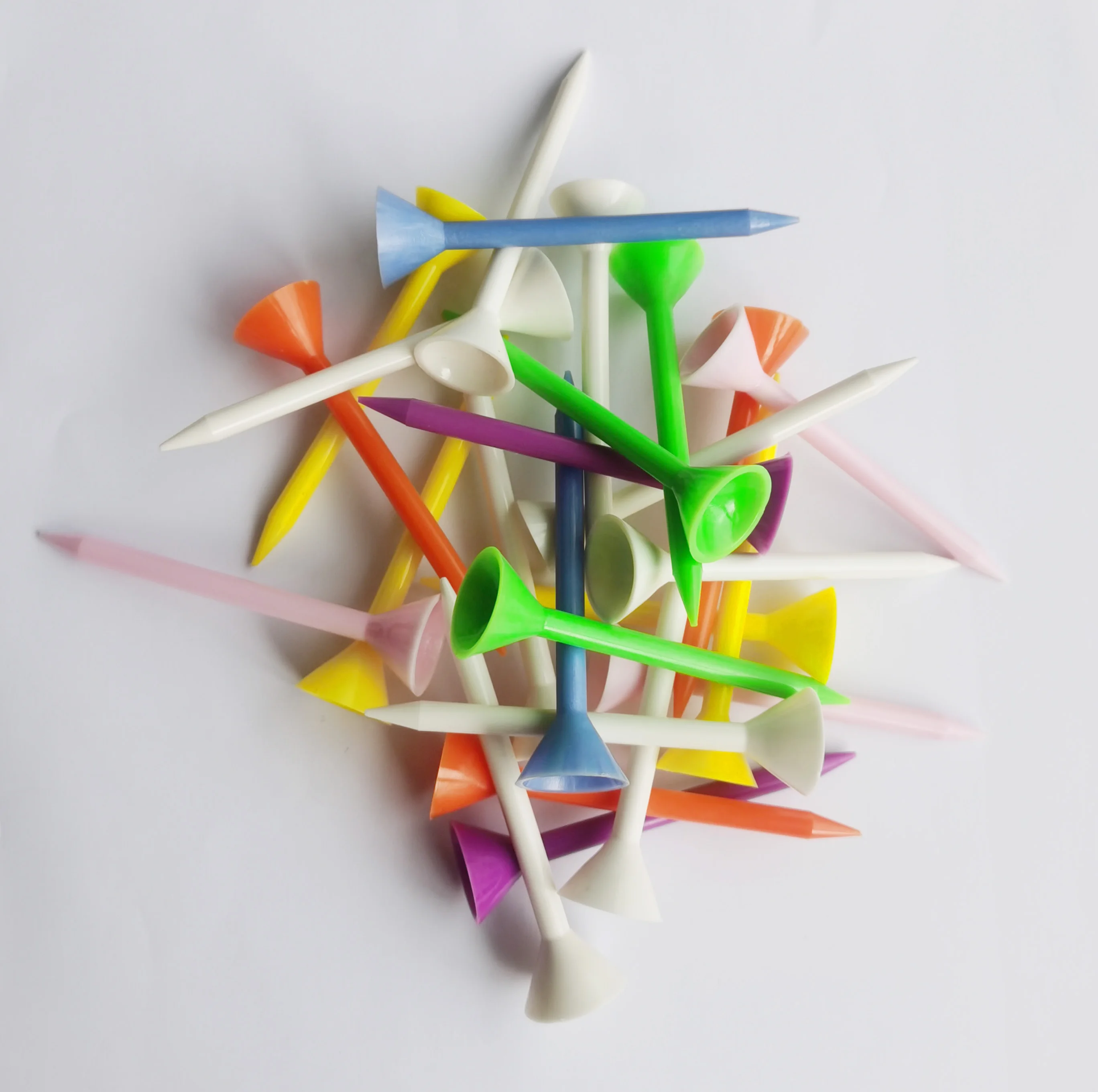  New design colorful Martini golf tees/big