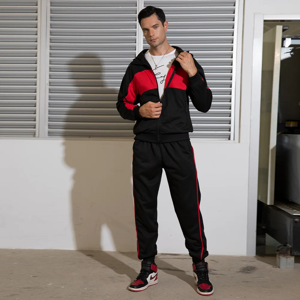 MAQVOB Finch Garment custom men sportswear jogging track suits zip up training joggers polyester wind breaker winter tracksuit