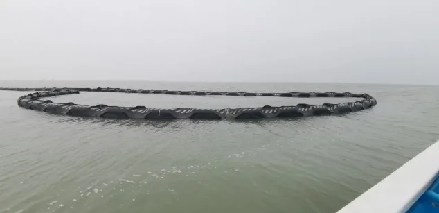 Effective Algae Bloom Containment Boom Marine Pollution Control Barrier