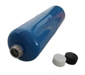 High Quality empty 1L R134A GAS Balloon Canisters Low Pressure Steel Cryogen Gas Containers Certified with DOT and TPED