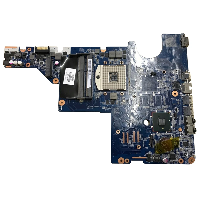  Лучшая материнская плата для ноутбука HP CQ42 G42 CQ62 G62 DDR3 HM55 Материнская 595184-001 DA0AX1MB6F0 протестирована