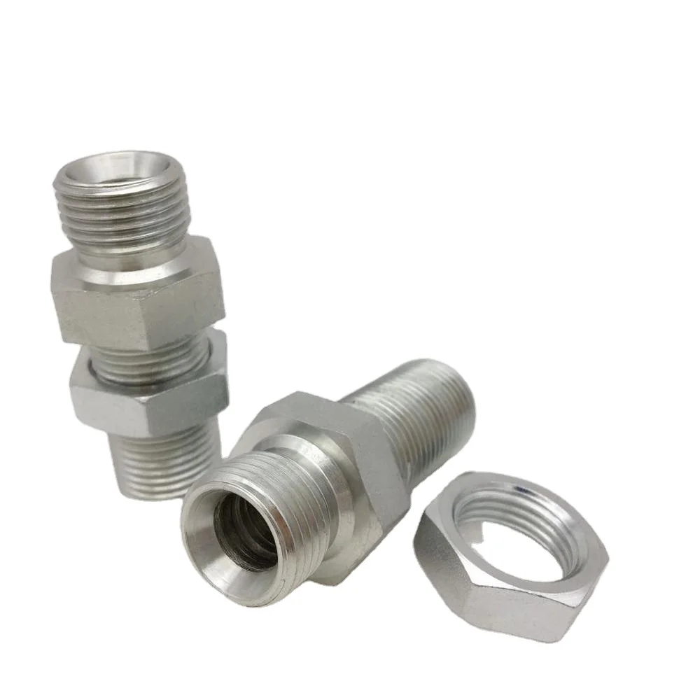 Фитинги BSP 60 градусов сиденье перегородки гидравлический адаптер фитинг 6B-LN